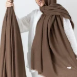 شال کنفی قهوه ای