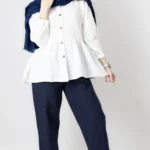 شومیز عروسکی سفید