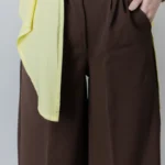 شلوار بگ قهوه ای