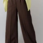 شلوار بگ قهوه ای