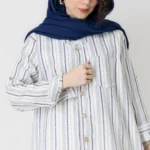 شومیز راه راه لینن