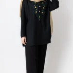 شومیز مشکی بابونه