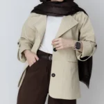 کت لینن نسکافه‌ای