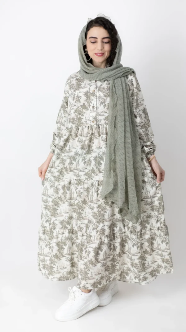 پیراهن دیور رنگ سبز