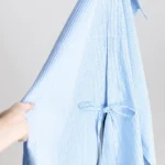 شومیز راه راه پاپیونی