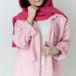 شومیز راه راه عروسکی صورتی