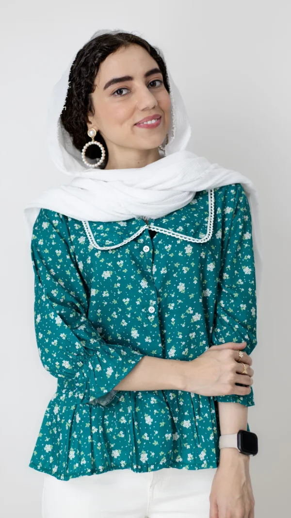 شومیز دورهمی سبز