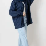 شومیز پری سرمه ای