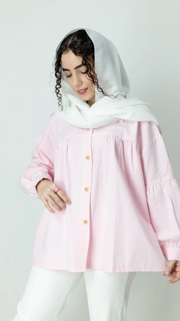 شومیز نسیم رنگ صورتی