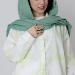 شومیز آبرنگی سبز
