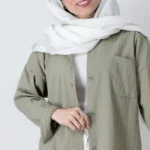شومیز راه راه برجسته سدری