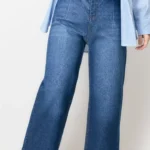 شلوار وایدلگ سرمه ای