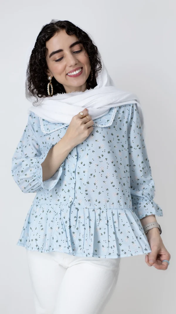 شومیز دورهمی آبی