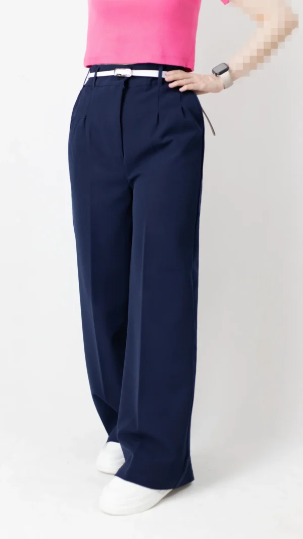 شلوار بگ سرمه‌ای