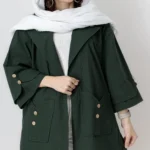 مانتو قد بلند یشمی