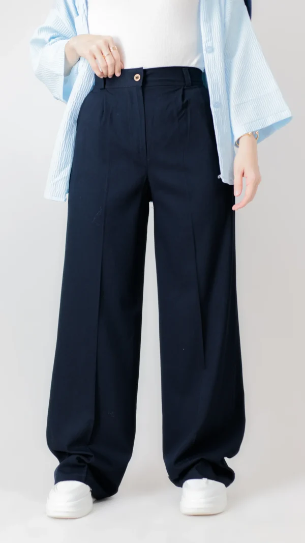 شلوار نیم بگ پارچه ای