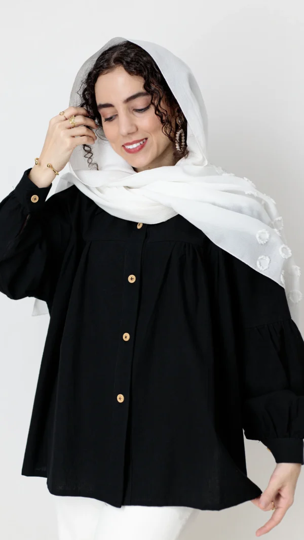 شومیز نسیم رنگ مشکی