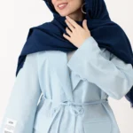 کت آبی لینن
