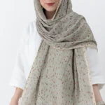 شال گلگلی سبز پسته ای