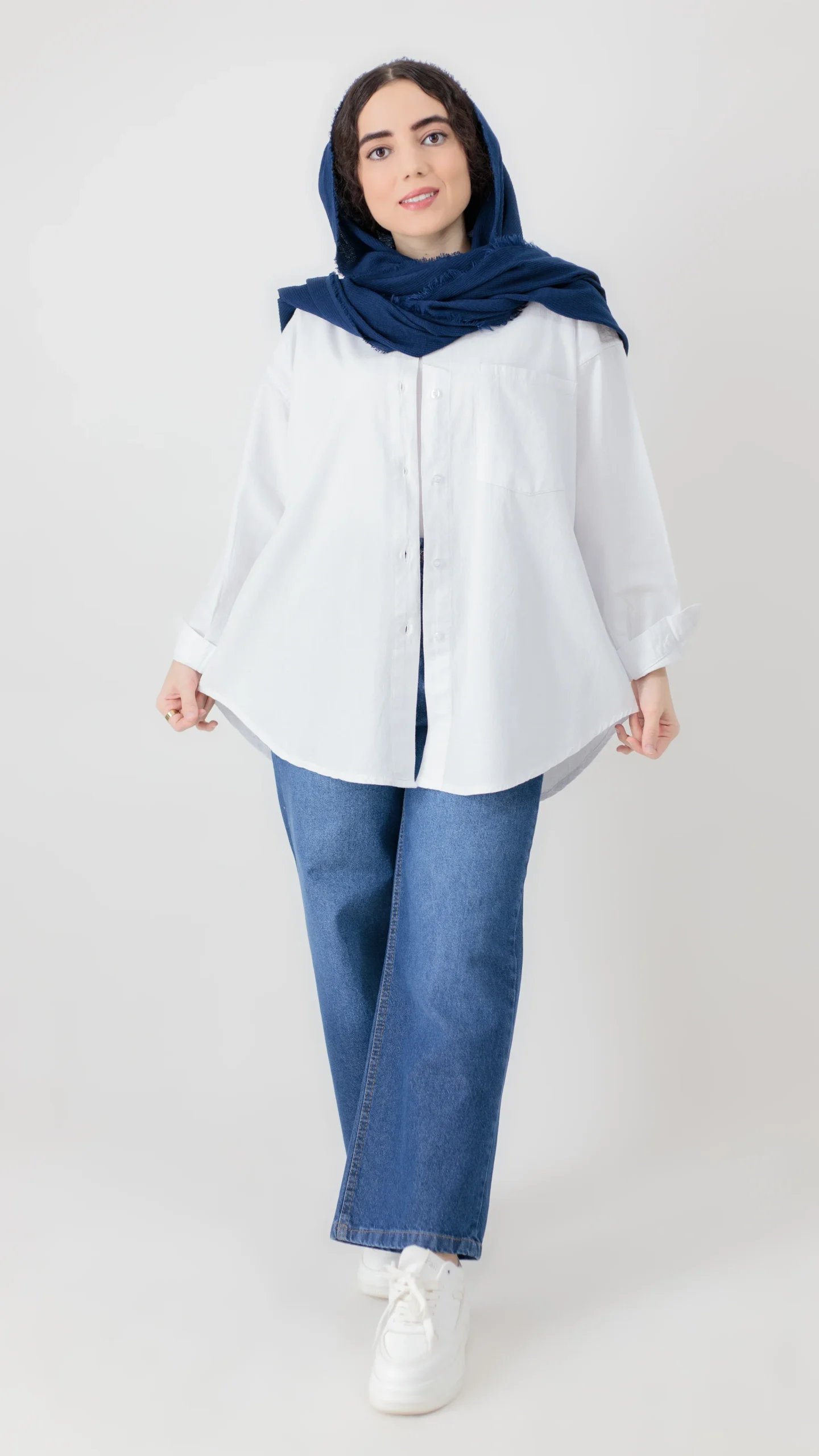 شومیز ساده سفید شومیز ساده سفید