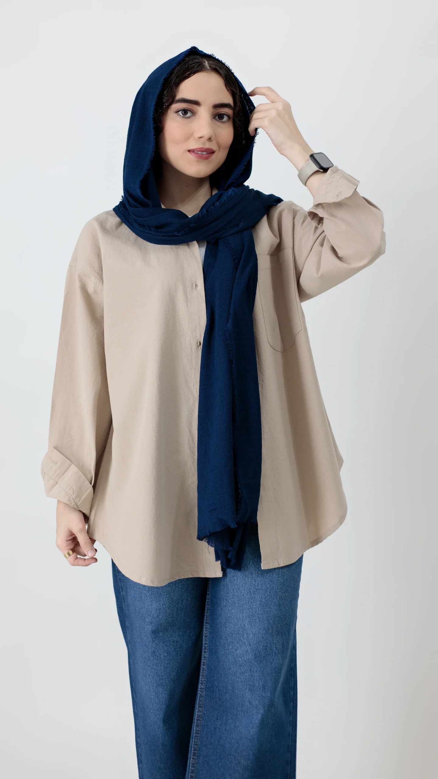 شومیز ساده کرمی شومیز ساده کرمی