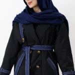 بارونی ترکیب جین آستردار مشکی