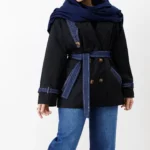 بارونی ترکیب جین آستردار مشکی