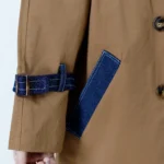 بارونی ترکیب جین آستردار قهوه ای