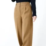 شلوار بگ فوتر رنگ قهوه ای