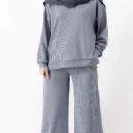 ست بلوز و شلوار اویو رنگ توسی