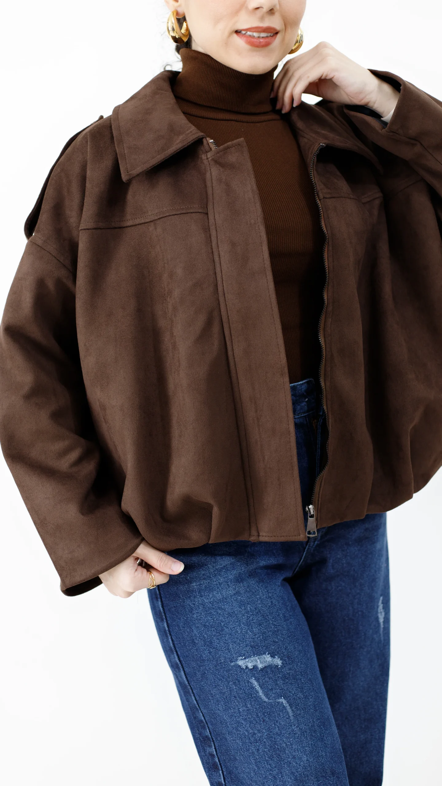 بامبر زارا رنگ قهوه ای بامبر زارا رنگ قهوه ای