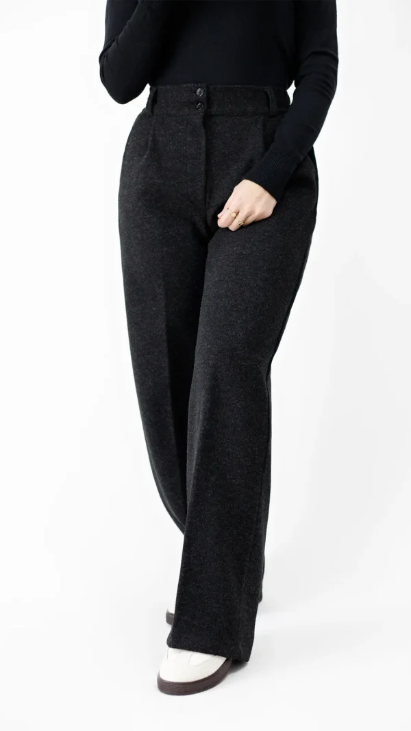 شلوار بگ فوتر رنگ مشکی