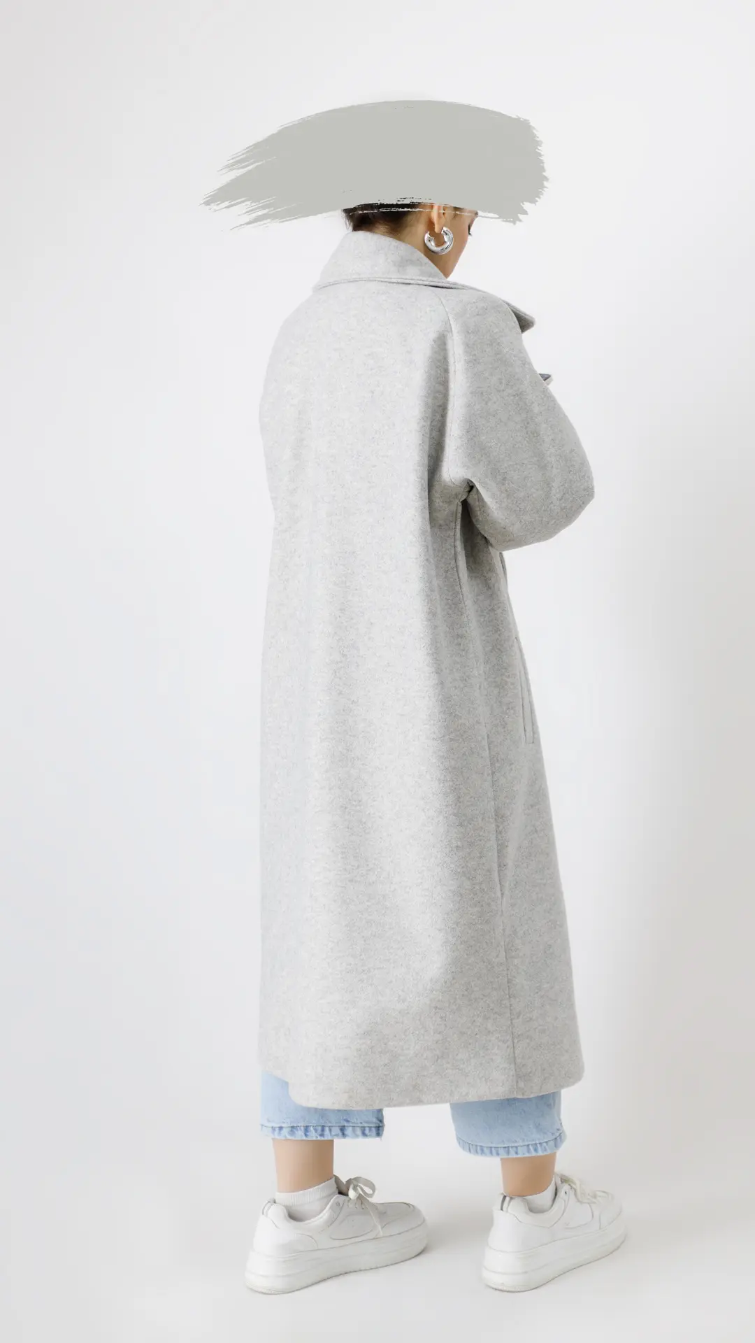 پالتو فوتر بلند آستردار رنگ توسی پالتو فوتر بلند آستردار رنگ توسی