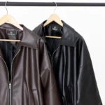 بامبر جکت چرم pull&bear