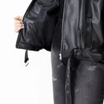 بامبر جکت چرم pull&bear رنگ مشکی