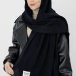 شال پفکی رنگ مشکی