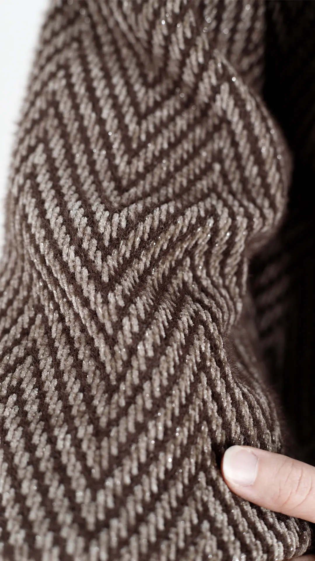 کت لمزو آستردار آستین پفی رنگ قهوه ای کت لمزو آستردار آستین پفی رنگ قهوه ای