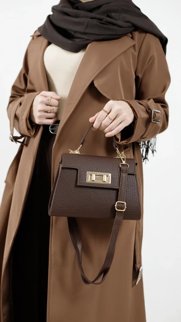 کیف هرمس مینی رنگ قهوه ای