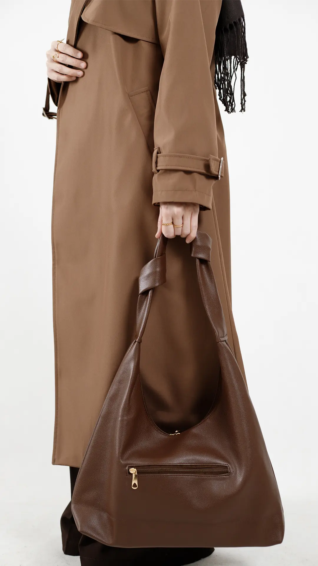 کیف گره ای رنگ قهوه ای کیف گره ای رنگ قهوه ای