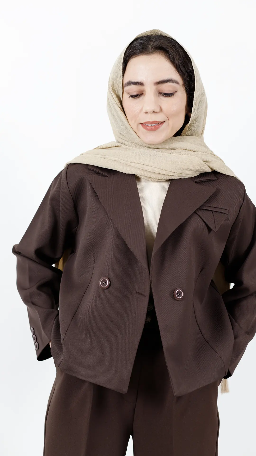 کت فرانس رنگ قهوه ای کت فرانس رنگ قهوه ای