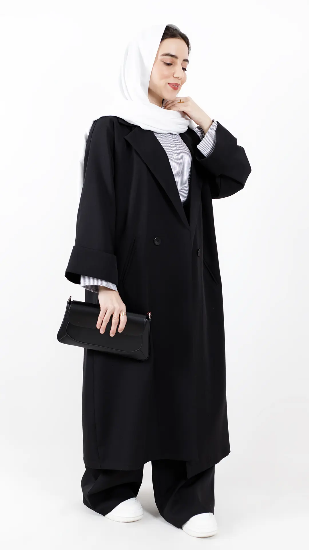 اورکت پاگون دار رنگ مشکی اورکت پاگون دار رنگ مشکی