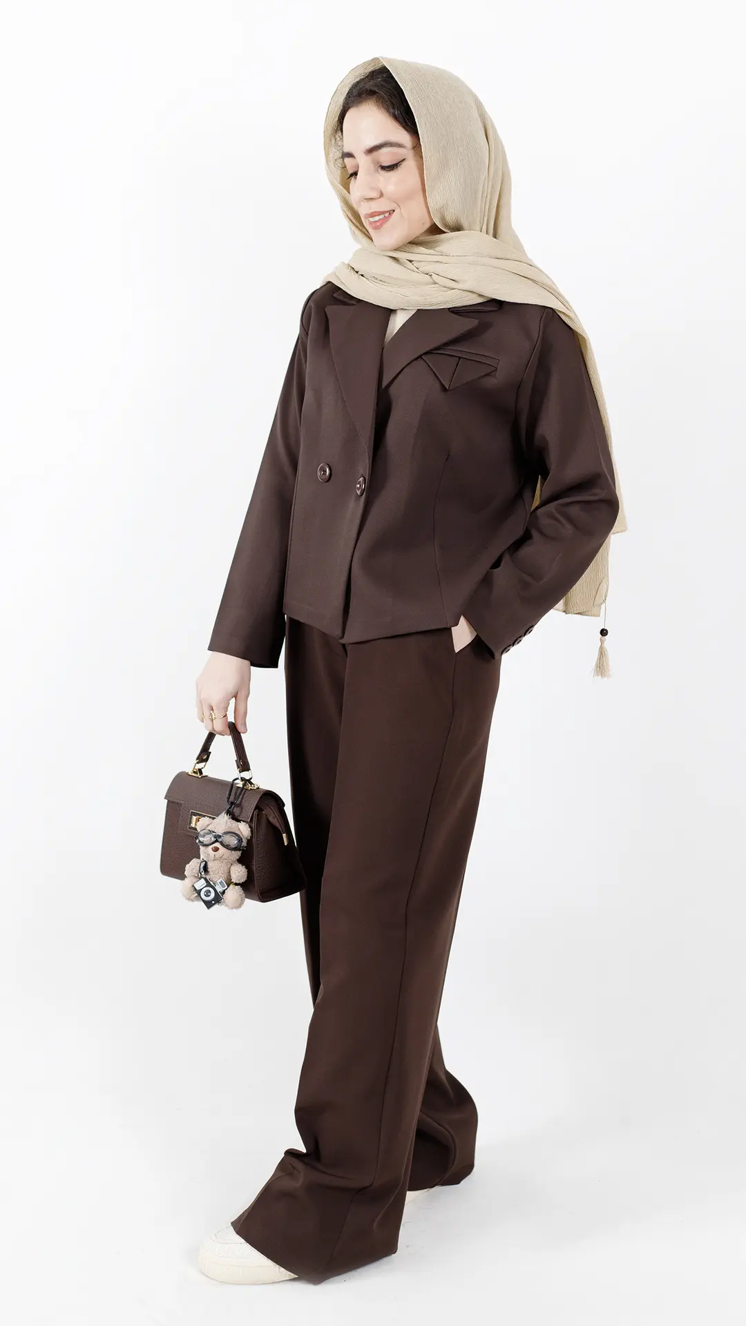 کت فرانس رنگ قهوه ای کت فرانس رنگ قهوه ای