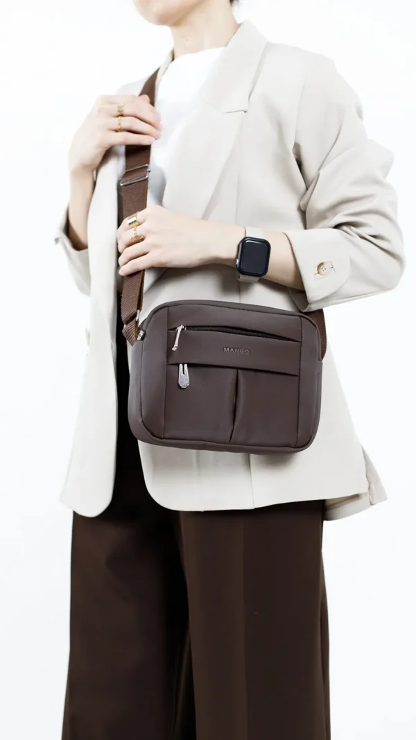 کیف برزنتی پیاده روی رنگ قهوه ای