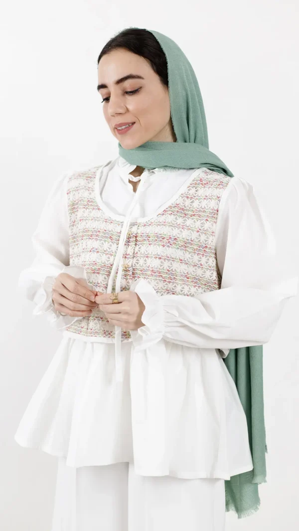 شومیز قلاب بافی