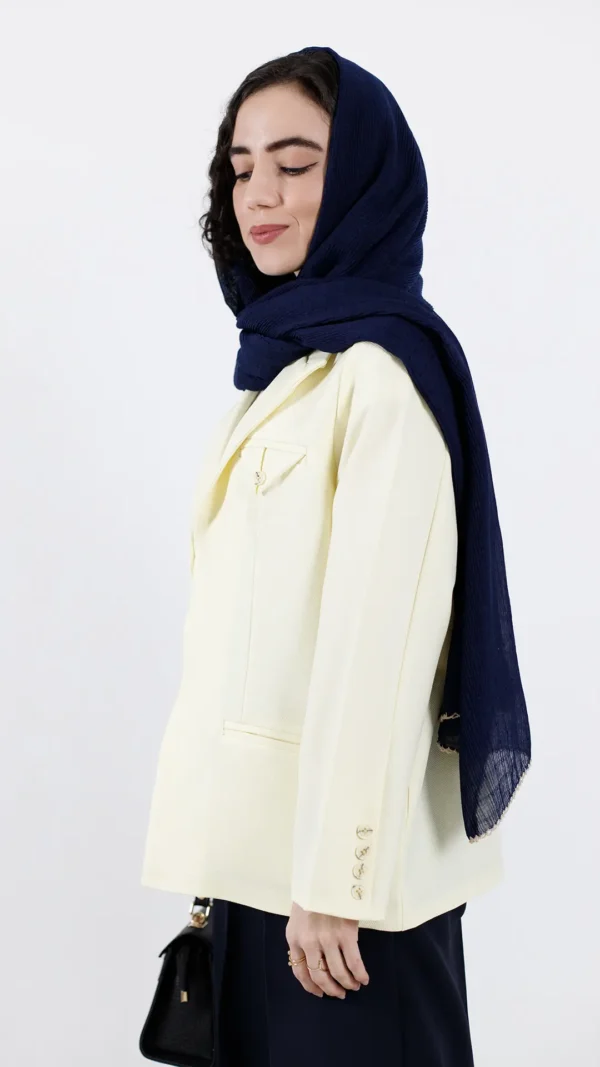 کت مازراتی کجراه لارا رنگ زرد کره ای