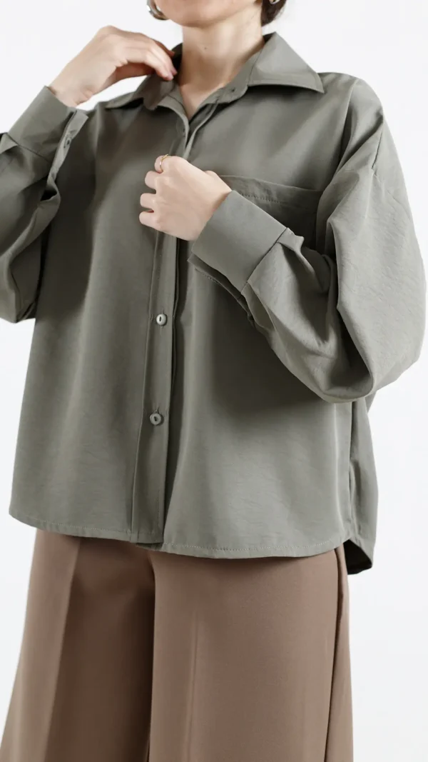 شومیز هلن پری رنگ سبز