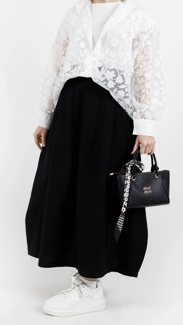 شومیز شیشه ای رنگ سفید