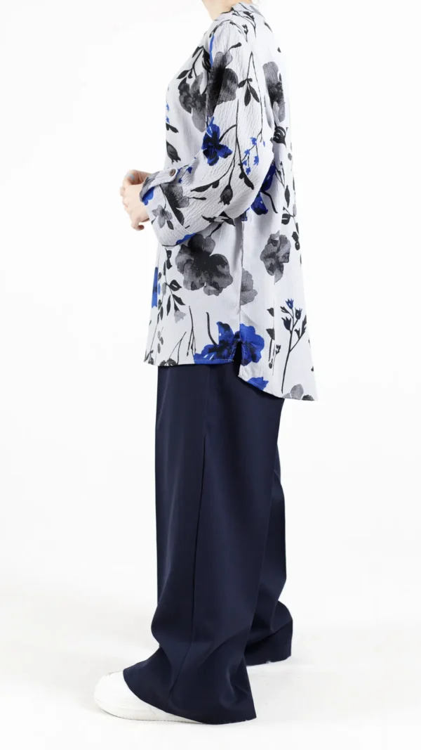 شومیز گلدار راحت توسی