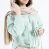 شومیزپری گره ای رنگ سبز