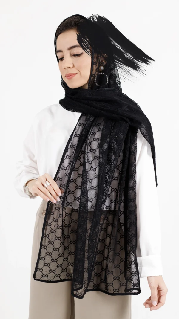 شال توری طرح گوچی